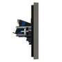 FORTE&PIANO Розетка компьютерная двойная RJ45 кат.6 FP334 серый IEK в Розетка от IEK ( ИЭК ) в интернет магазине ЭлектроОм электротовары 9 FP-K20-2-K03 FP-K20-2-K03 IEK ( ИЭК ) 9