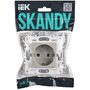 SKANDY Розетка с заземлением без защитных шторок 16А SK-R05Sh шампань IEK в Розетка от IEK ( ИЭК ) в интернет магазине ЭлектроОм электротовары 4 SK-R11-16-K37 SK-R11-16-K37 IEK ( ИЭК ) 4