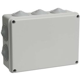 Коробка распаячная ОП 190х140х70 IP44 КМ41243 RAL7035 IEK UKO11-190-140-070-K41-44 в Коробка распределительная от IEK ( ИЭК ) в интернет магазине ЭлектроОм электротовары UKO11-190-140-070-K41-44 UKO11-190-140-070-K41-44 IEK ( ИЭК )