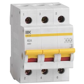 Выключатель нагрузки ВН-32 40А/3П IEK MNV10-3-040 в Выключатель-разъединитель от IEK ( ИЭК ) в интернет магазине ЭлектроОм электротовары MNV10-3-040 MNV10-3-040 IEK ( ИЭК )