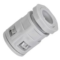 ELASTA Муфта вводная для гофрированных труб MVN32 IP40 серая IEK