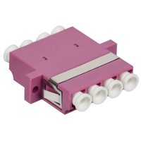 ITK Адаптер оптический проходной LC-quad OM4 UPC
