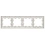Рамка 4-м BRITE РУ-4-БрБ бел. IEK BR-M42-K01 в Рамка декоративная для электроустановочных устройств от IEK ( ИЭК ) в интернет магазине ЭлектроОм электротовары 2 BR-M42-K01 BR-M42-K01 IEK ( ИЭК ) 2