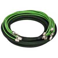 ITK Сборка кабельная 6хRJ45-6хRJ45 модуль Keystone Jack - розетка кат.6 F/UTP LSZH 10м