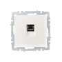 BRITE Розетка компьютерная RJ45 кат.6 РК11-БрЖ жемчуг IEK в Выключатели клавишные, переключатели от IEK ( ИЭК ) в интернет магазине ЭлектроОм электротовары 5 BR-K10-2-K36 BR-K10-2-K36 IEK ( ИЭК ) 5
