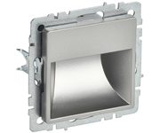 BRITE Подсветка светодиодная встраиваемая ПЛ20-БрС сталь IEK