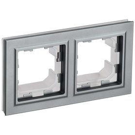 BRITE Рамка 2-местная IP44 РУ-2-БрС-44 сталь IEK в Выключатели клавишные, переключатели от IEK ( ИЭК ) в интернет магазине ЭлектроОм электротовары BR-M22-44-K46 BR-M22-44-K46 IEK ( ИЭК )