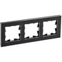 Рамка 3-м BRITE РУ-3-1-БрЧ металл черн. IEK BR-M32-M-K02 в Рамка декоративная для электроустановочных устройств от IEK ( ИЭК ) в интернет магазине ЭлектроОм электротовары 1 BR-M32-M-K02 BR-M32-M-K02 IEK ( ИЭК ) 1