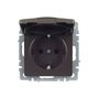 BRITE Розетка 1-местная с заземлением с защитными шторками и крышкой 16А IP20 РСбш10-3-БрТБ темная бронза IEK в Выключатели клавишные, переключатели от IEK ( ИЭК ) в интернет магазине ЭлектроОм электротовары 7 BR-R16-16-K45 BR-R16-16-K45 IEK ( ИЭК ) 7