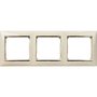 Pамка 3 поста слоновая кость/золото Valena  в Рамка декоративная для электроустановочных устройств от Legrand в интернет магазине ЭлектроОм электротовары 3 774153 774153 Legrand 3