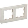 Рамка 2-м BRITE РУ-2-2-БрВа стекло ванильн. IEK BR-M22-G-K10 в Рамка декоративная для электроустановочных устройств от IEK ( ИЭК ) в интернет магазине ЭлектроОм электротовары 1 BR-M22-G-K10 BR-M22-G-K10 IEK ( ИЭК ) 1
