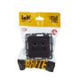 BRITE Розетка компьютерная двойная RJ45 кат.5E РК10-2-БрТБ темная бронза IEK в Выключатели клавишные, переключатели от IEK ( ИЭК ) в интернет магазине ЭлектроОм электротовары 7 BR-K20-1-K45 BR-K20-1-K45 IEK ( ИЭК ) 7