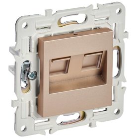 SKANDY Розетка компьютерная двойная RJ45 кат.6 SK-K04Sa песочный IEK в Розетка от IEK ( ИЭК ) в интернет магазине ЭлектроОм электротовары SK-K20-2-K98 SK-K20-2-K98 IEK ( ИЭК )