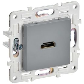 SKANDY Розетка HDMI SK-H01Gr серый IEK в Розетка от IEK ( ИЭК ) в интернет магазине ЭлектроОм электротовары SK-H10-K03 SK-H10-K03 IEK ( ИЭК )