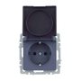 BRITE Розетка 1-местная с заземлением с защитными шторками и крышкой 16А IP44 РСбш10-3-44-БрМ маренго IEK в Выключатели клавишные, переключатели от IEK ( ИЭК ) в интернет магазине ЭлектроОм электротовары 8 BR-R16-16-44-K35 BR-R16-16-44-K35 IEK ( ИЭК ) 8