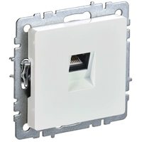 BRITE Розетка компьютерная RJ45 кат.6 РК11-БрЖ жемчуг IEK