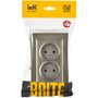 BRITE Розетка 2-местная без заземления с защитными шторками 10А в сборе РСш12-2-БрШ шампань IEK в Выключатели клавишные, переключатели от IEK ( ИЭК ) в интернет магазине ЭлектроОм электротовары 2 BR-R23-10-K37-F BR-R23-10-K37-F IEK ( ИЭК ) 2