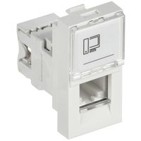 Механизм розетки информ. 1-м ПРАЙМЕР 1мод. RJ45 5еUTP IEK CKK-40D-RI1-K01