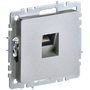 BRITE Розетка компьютерная RJ45 кат.6 РК11-БрА алюминий IEK в Выключатели клавишные, переключатели от IEK ( ИЭК ) в интернет магазине ЭлектроОм электротовары 1 BR-K10-2-K47 BR-K10-2-K47 IEK ( ИЭК ) 1
