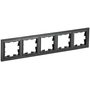 Рамка 5-м BRITE РУ-5-БрЧ черн. IEK BR-M52-K02 в Рамка декоративная для электроустановочных устройств от IEK ( ИЭК ) в интернет магазине ЭлектроОм электротовары 3 BR-M52-K02 BR-M52-K02 IEK ( ИЭК ) 3