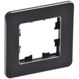 BRITE Рамка 1-местная РУ-1-1-Бр металл черный RE IEK в Выключатели клавишные, переключатели от IEK ( ИЭК ) в интернет магазине ЭлектроОм электротовары BR-M12-M-01-K02 BR-M12-M-01-K02 IEK ( ИЭК )