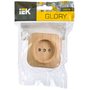 GLORY Розетка 1-местная для открытой установки без заземления с защитными шторками 10А РСш20-2-ХС сосна IEK в Розетка от IEK ( ИЭК ) в интернет магазине ЭлектроОм электротовары 4 ERH13-K34-10 ERH13-K34-10 IEK ( ИЭК ) 4