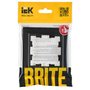 Рамка 1-м BRITE РУ-1-БрЧ черн. IEK BR-M12-K02 в Рамка декоративная для электроустановочных устройств от IEK ( ИЭК ) в интернет магазине ЭлектроОм электротовары 3 BR-M12-K02 BR-M12-K02 IEK ( ИЭК ) 3
