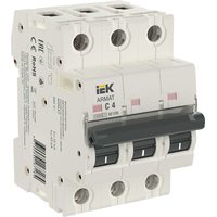 ARMAT Автоматический выключатель M10N 3P C 4А IEK