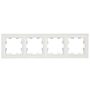 Рамка 4-м BRITE РУ-4-БрБ бел. IEK BR-M42-K01 в Рамка декоративная для электроустановочных устройств от IEK ( ИЭК ) в интернет магазине ЭлектроОм электротовары 7 BR-M42-K01 BR-M42-K01 IEK ( ИЭК ) 7