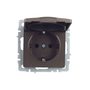 BRITE Розетка 1-местная с заземлением с защитными шторками и крышкой 16А IP44 РСбш10-3-44-БрТБ темная бронза IEK в Выключатели клавишные, переключатели от IEK ( ИЭК ) в интернет магазине ЭлектроОм электротовары 10 BR-R16-16-44-K45 BR-R16-16-44-K45 IEK ( ИЭК ) 10