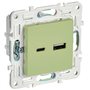 SKANDY Розетка USB A+C 18Вт SK-R13G мятный IEK в Розетка от IEK ( ИЭК ) в интернет магазине ЭлектроОм электротовары 1 SK-U22-018-K06 SK-U22-018-K06 IEK ( ИЭК ) 1