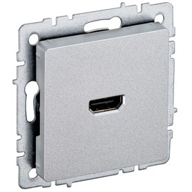 BRITE Розетка HDMI РHDMI-0-БрА алюминий IEK в Выключатели клавишные, переключатели от IEK ( ИЭК ) в интернет магазине ЭлектроОм электротовары BR-H10-K47 BR-H10-K47 IEK ( ИЭК )