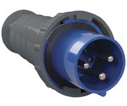 Вилка переносная силовая 63A, 2P+E, IP44 ССИ-033