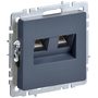 BRITE Розетка компьютерная двойная RJ45 кат.6 РК11-2-БрМ маренго IEK в Выключатели клавишные, переключатели от IEK ( ИЭК ) в интернет магазине ЭлектроОм электротовары 1 BR-K20-2-K35 BR-K20-2-K35 IEK ( ИЭК ) 1