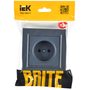 BRITE Розетка 1-местная без заземления без защитных шторок 10А в сб. РСР10-1-0-БрМ маренго IEK в Выключатели клавишные, переключатели от IEK ( ИЭК ) в интернет магазине ЭлектроОм электротовары 2 BR-R10-10-K35-F BR-R10-10-K35-F IEK ( ИЭК ) 2