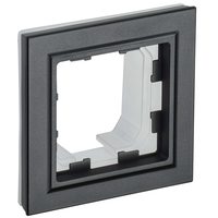 Рамка 1-м IP44 BRITE РУ-1-БрЧ-44 черн. IEK BR-M12-44-K02