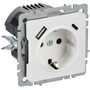 BRITE Розетка 1-местная с заземлением с защитными шторками 16А с USB A+C 18Вт РЮш11-1-БрАБ арктический белый IEK в Выключатели клавишные, переключатели от IEK ( ИЭК ) в интернет магазине ЭлектроОм электротовары 2 BR-R14-16-U22-018-K91 BR-R14-16-U22-018-K91 IEK ( ИЭК ) 2