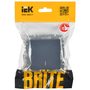 BRITE Выключатель 1-клавишный проходной с индикацией 10А ВС10-1-7-БрМ маренго IEK в Выключатели клавишные, переключатели от IEK ( ИЭК ) в интернет магазине ЭлектроОм электротовары 2 BR-V12-1-10-K35 BR-V12-1-10-K35 IEK ( ИЭК ) 2