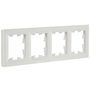 Рамка 4-м BRITE РУ-4-БрБ бел. IEK BR-M42-K01 в Рамка декоративная для электроустановочных устройств от IEK ( ИЭК ) в интернет магазине ЭлектроОм электротовары 5 BR-M42-K01 BR-M42-K01 IEK ( ИЭК ) 5