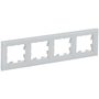 Рамка 4-м BRITE РУ-4-2-БрБ стекло бел. IEK BR-M42-G-K01 в Рамка декоративная для электроустановочных устройств от IEK ( ИЭК ) в интернет магазине ЭлектроОм электротовары 1 BR-M42-G-K01 BR-M42-G-K01 IEK ( ИЭК ) 1