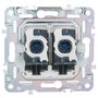 SKANDY Розетка компьютерная двойная RJ45 кат.5E SK-K03Sa песочный IEK в Розетка от IEK ( ИЭК ) в интернет магазине ЭлектроОм электротовары 4 SK-K20-1-K98 SK-K20-1-K98 IEK ( ИЭК ) 4
