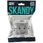 SKANDY Розетка без заземления с защитными шторками 10А SK-R01S серебряный IEK в Розетка от IEK ( ИЭК ) в интернет магазине ЭлектроОм электротовары 4 SK-R13-10-K23 SK-R13-10-K23 IEK ( ИЭК ) 4