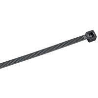 Хомут P6.6 съёмный чёрный 3,6х100мм IEK