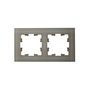Рамка 2-м BRITE РУ-2-2-БрВа стекло ванильн. IEK BR-M22-G-K10 в Рамка декоративная для электроустановочных устройств от IEK ( ИЭК ) в интернет магазине ЭлектроОм электротовары 7 BR-M22-G-K10 BR-M22-G-K10 IEK ( ИЭК ) 7