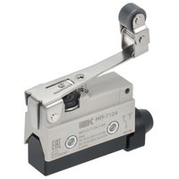 Микропереключатель концевой МП-7124 рычаг с регулируемым роликом IP64 IEK