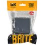 BRITE Выключатель 1-клавишный с индикацией 10А ВС10-1-1-БрМ маренго IEK в Выключатели клавишные, переключатели от IEK ( ИЭК ) в интернет магазине ЭлектроОм электротовары 3 BR-V10-1-10-K35 BR-V10-1-10-K35 IEK ( ИЭК ) 3