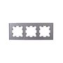 Рамка 3-м BRITE РУ-3-2-БрСе стекло сер. IEK BR-M32-G-K03 в Рамка декоративная для электроустановочных устройств от IEK ( ИЭК ) в интернет магазине ЭлектроОм электротовары 5 BR-M32-G-K03 BR-M32-G-K03 IEK ( ИЭК ) 5