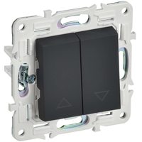 SKANDY Выключатель жалюзи 10А SK-V12G графит IEK