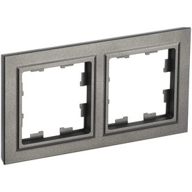 Рамка 2-м BRITE РУ-2-БрШ шампань IEK BR-M22-K37 в Рамка декоративная для электроустановочных устройств от IEK ( ИЭК ) в интернет магазине ЭлектроОм электротовары BR-M22-K37 BR-M22-K37 IEK ( ИЭК )