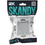 SKANDY Розетка 1-местная с заземлением с защитными шторками и крышкой 16А IP44 SK-R11S серебряный IEK в Розетка от IEK ( ИЭК ) в интернет магазине ЭлектроОм электротовары 2 SK-R16-16-44-K23 SK-R16-16-44-K23 IEK ( ИЭК ) 2
